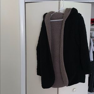 UO Cozy Reversible Teddy Coat